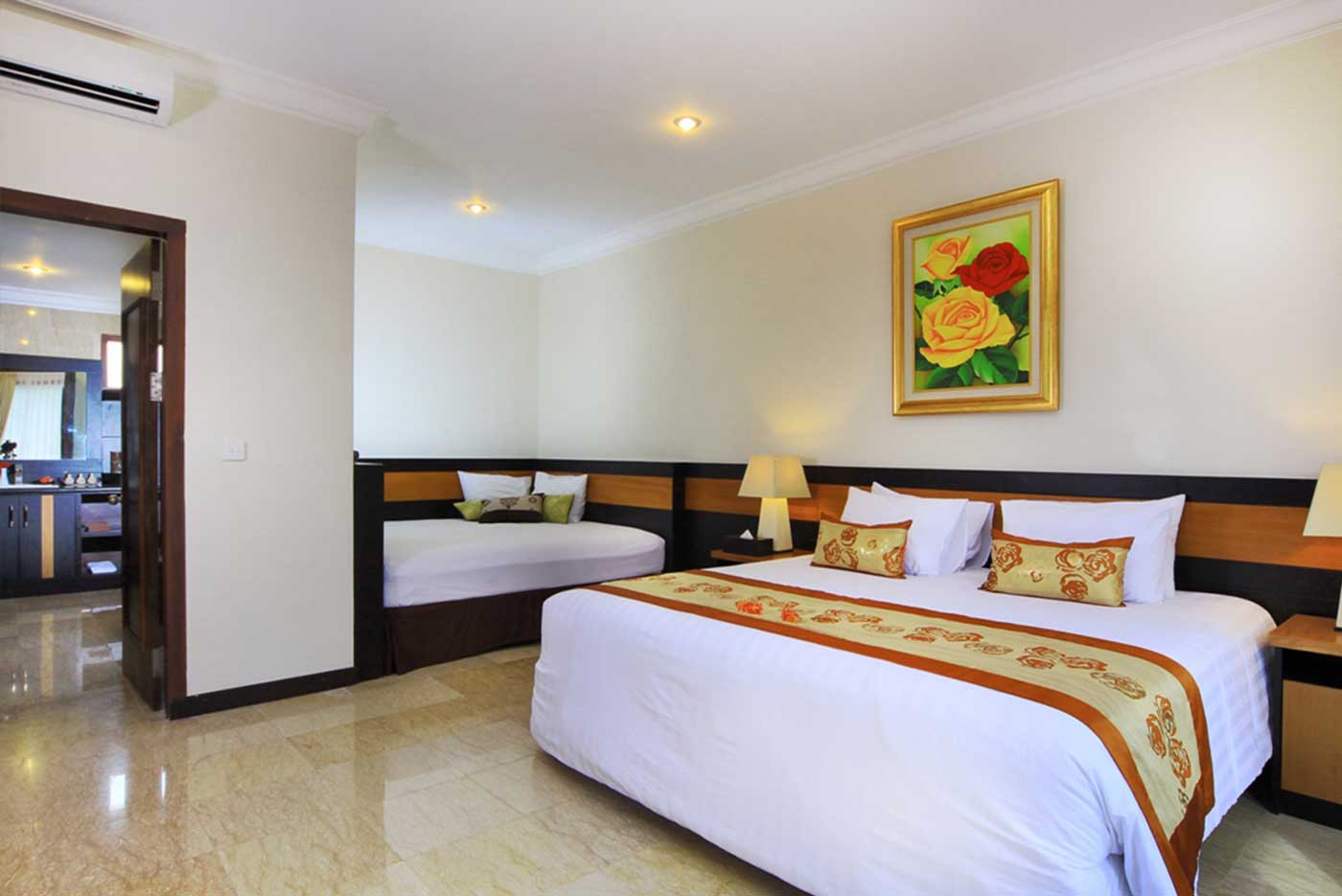 Deluxe Terrace accommodation at Hotel Ombak Sunset in Gili Trawangan Island of Lombok Indonesia