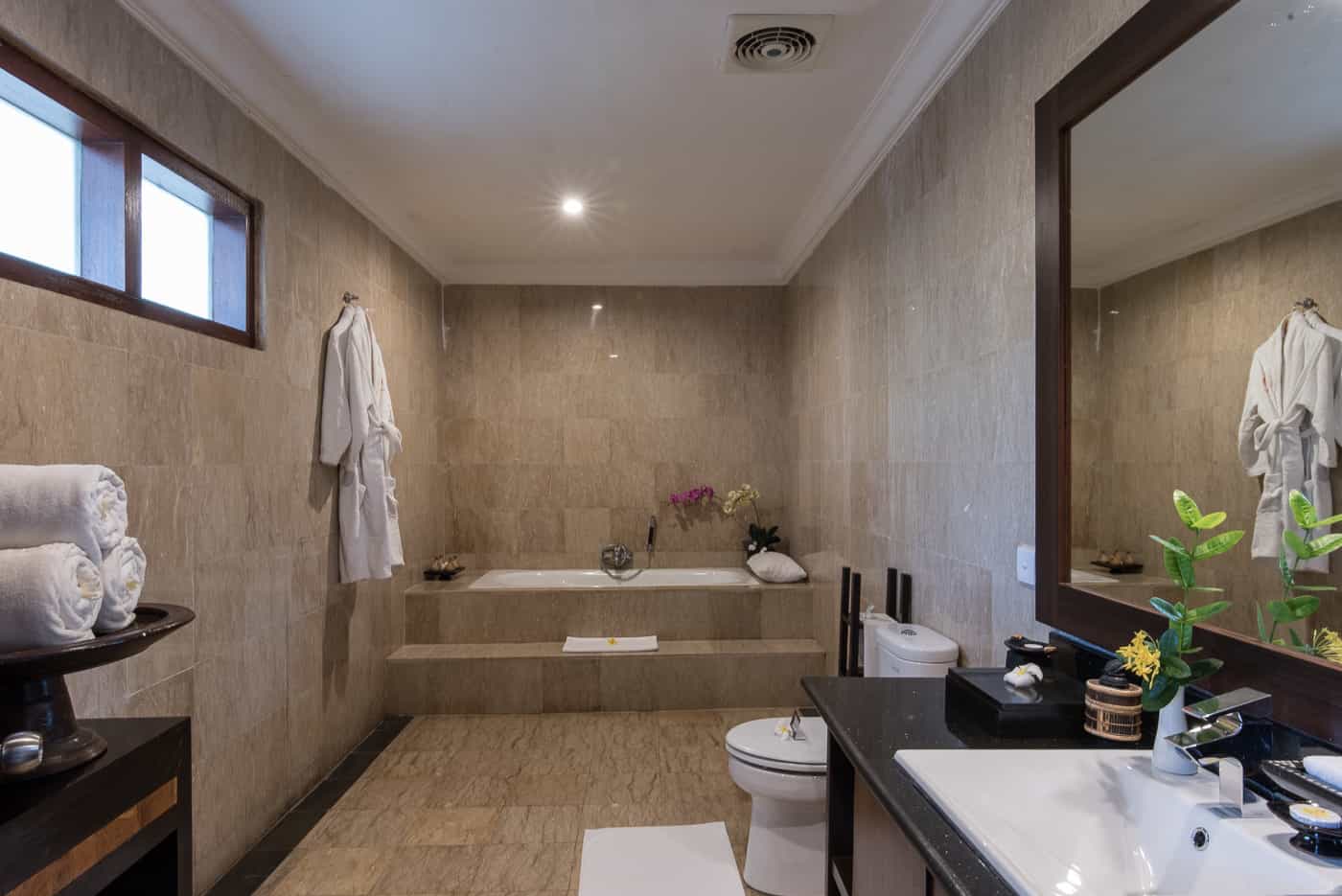Ocean View Suite accommodation at Hotel Ombak Sunset in Gili Trawangan Island of Lombok Indonesia